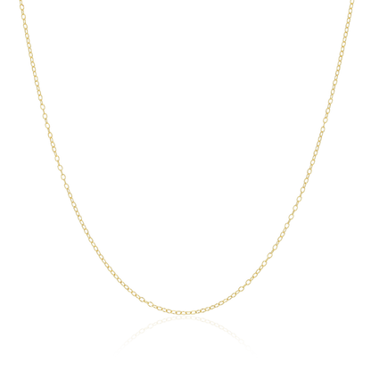 20+2" Cable Chain in 14K Yellow Gold-Plated Sterling Silver | M by Monte Luna