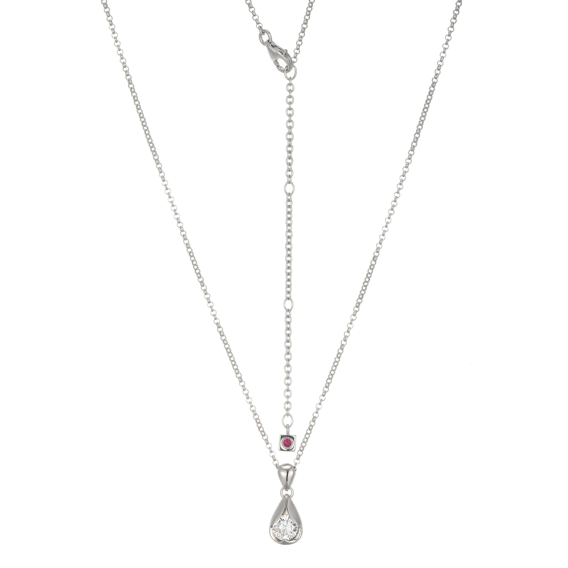 LN0253 - Tulip Pendant Necklace | elle
