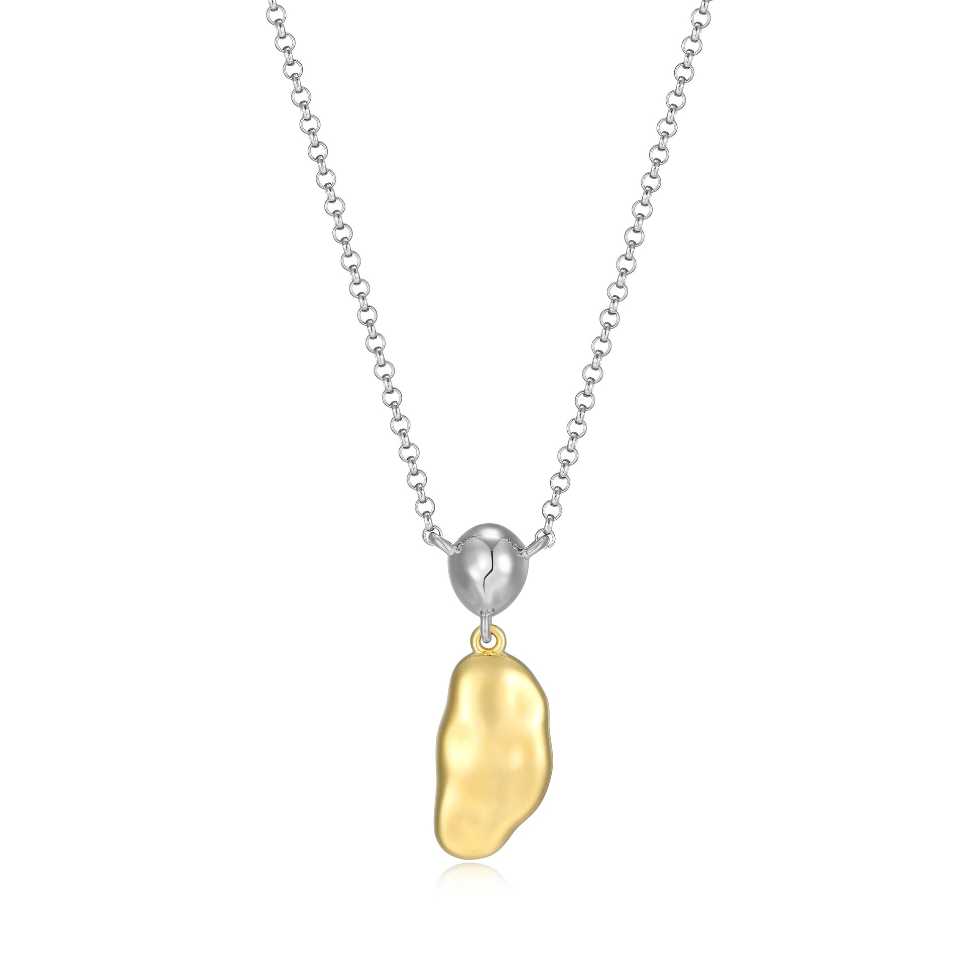LN0273 - Aurelia Two-Tone Necklace | elle