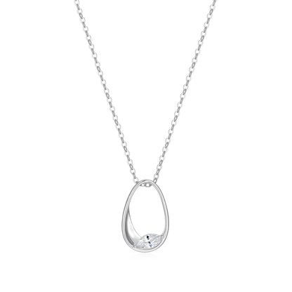 LN0278 - Sculpted Oval Necklace | Paris 1901