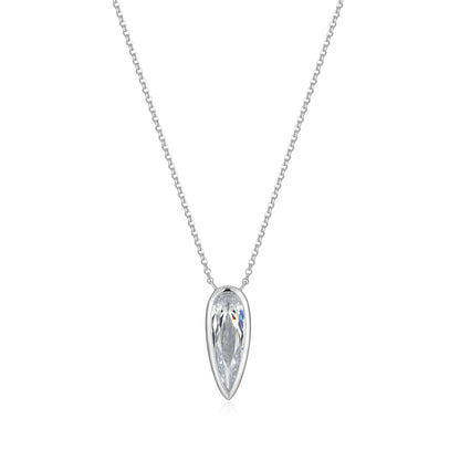 LN0290 - Lustre Inverted Pear Necklace | elle