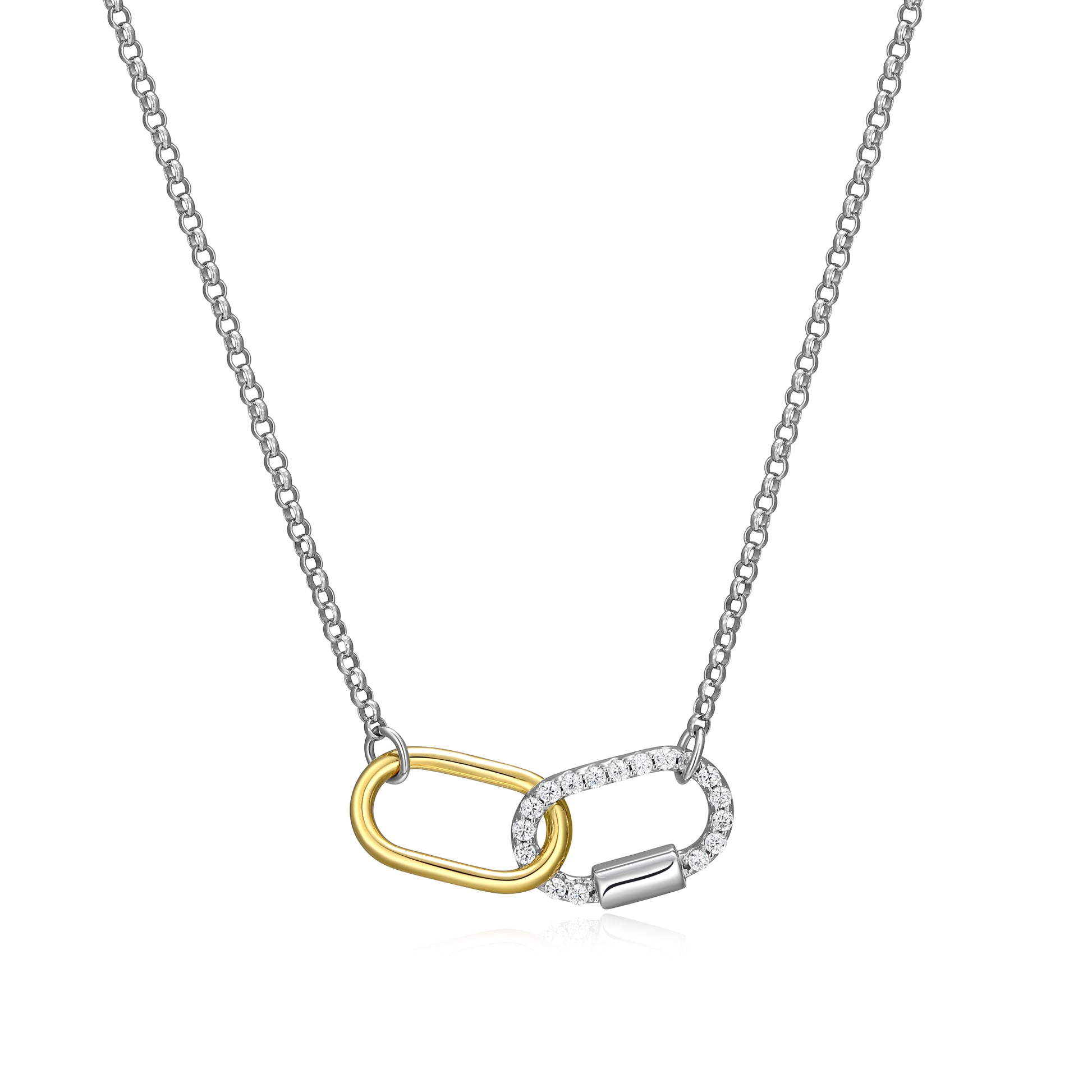 CN0227 - Promise Interlocking Link Necklace | Paris 1901