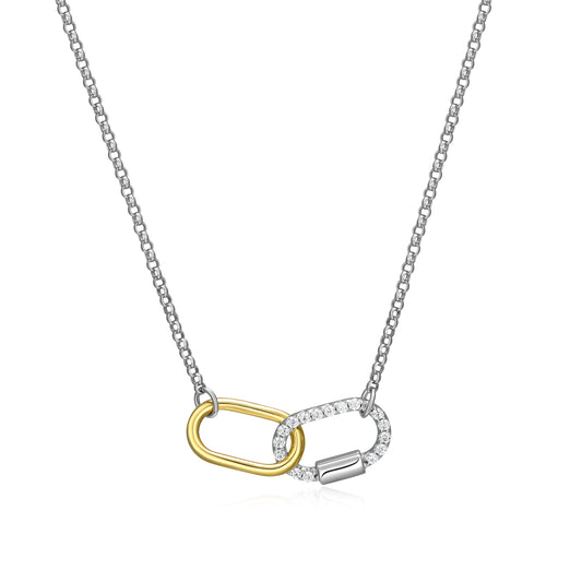CN0227 - Promise Interlocking Link Necklace | Paris 1901