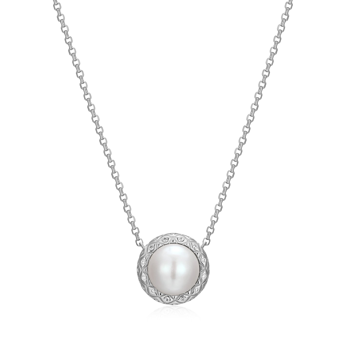 CN0215 - Quilted Freshwater Pearl Necklace | Paris 1901