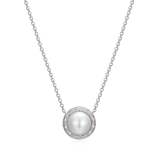CN0215 - Quilted Freshwater Pearl Necklace | Paris 1901