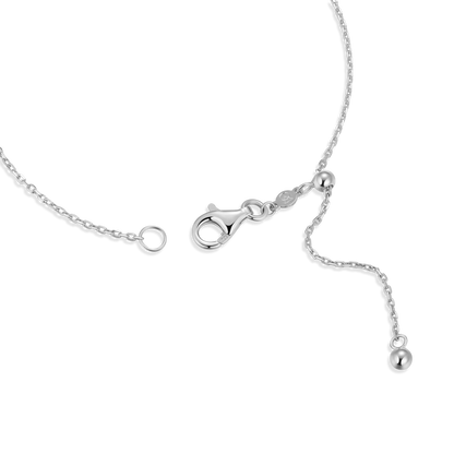 Honey Bee Bolo Bracelet in Rhodium-Plated Sterling Silver | M by Monte Luna