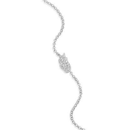 Wing Bolo Bracelet in Rhodium-Plated Sterling Silver | M by Monte Luna