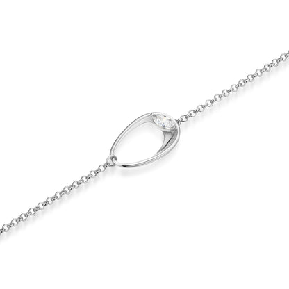 LB0278 - Sculpted Oval Bracelet | Paris 1901
