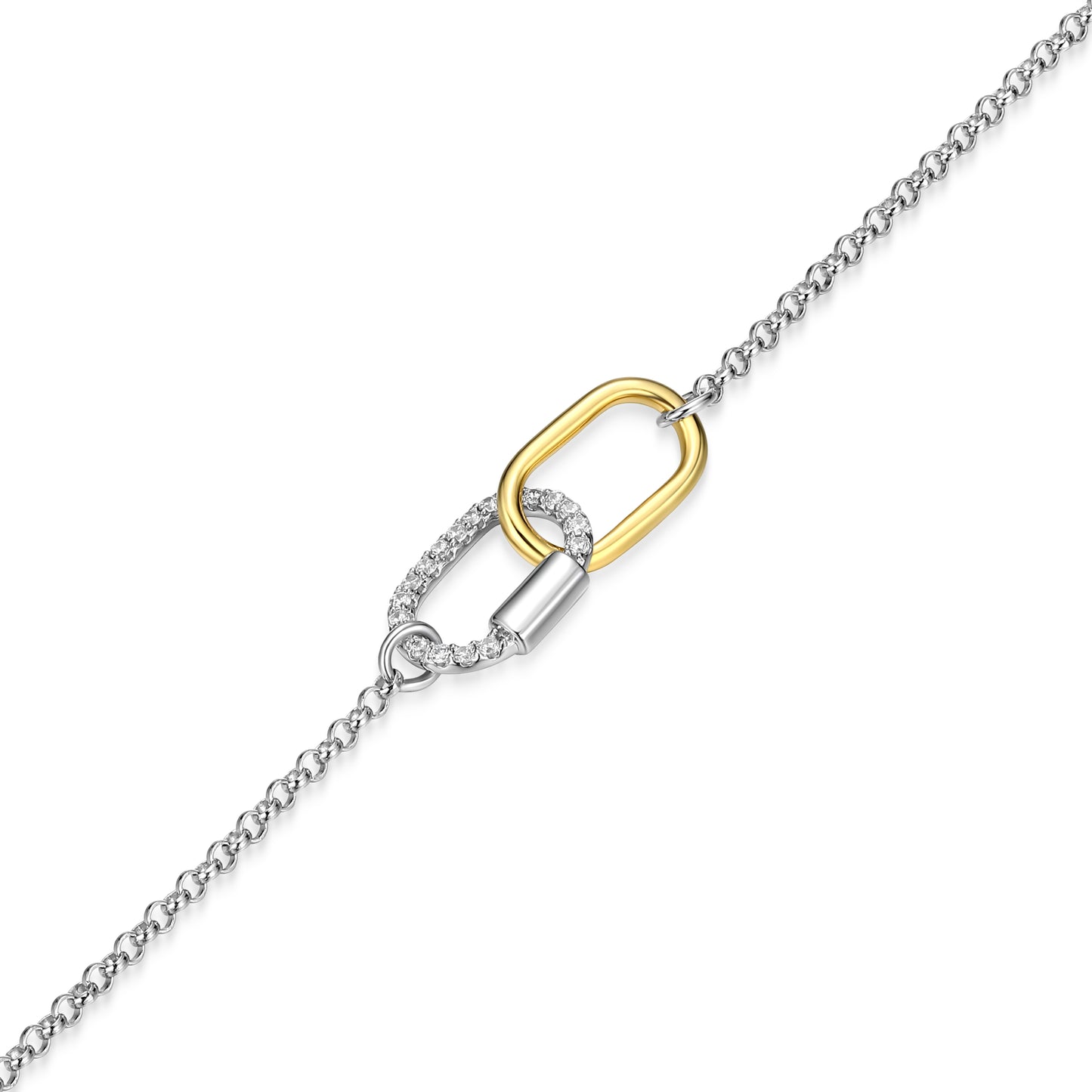 CB0227 - Promise Interlocking Link Bracelet | Paris 1901