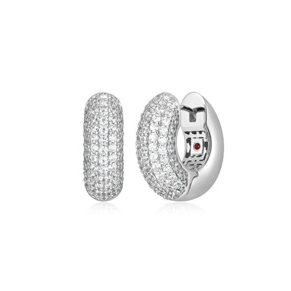 LE0284 - Reversa Reversible Hoop Earrings | elle