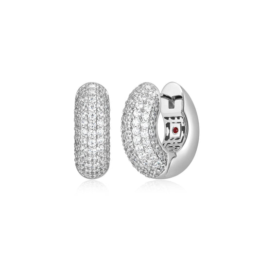 LE0284 - Reversa Reversible Hoop Earrings | elle