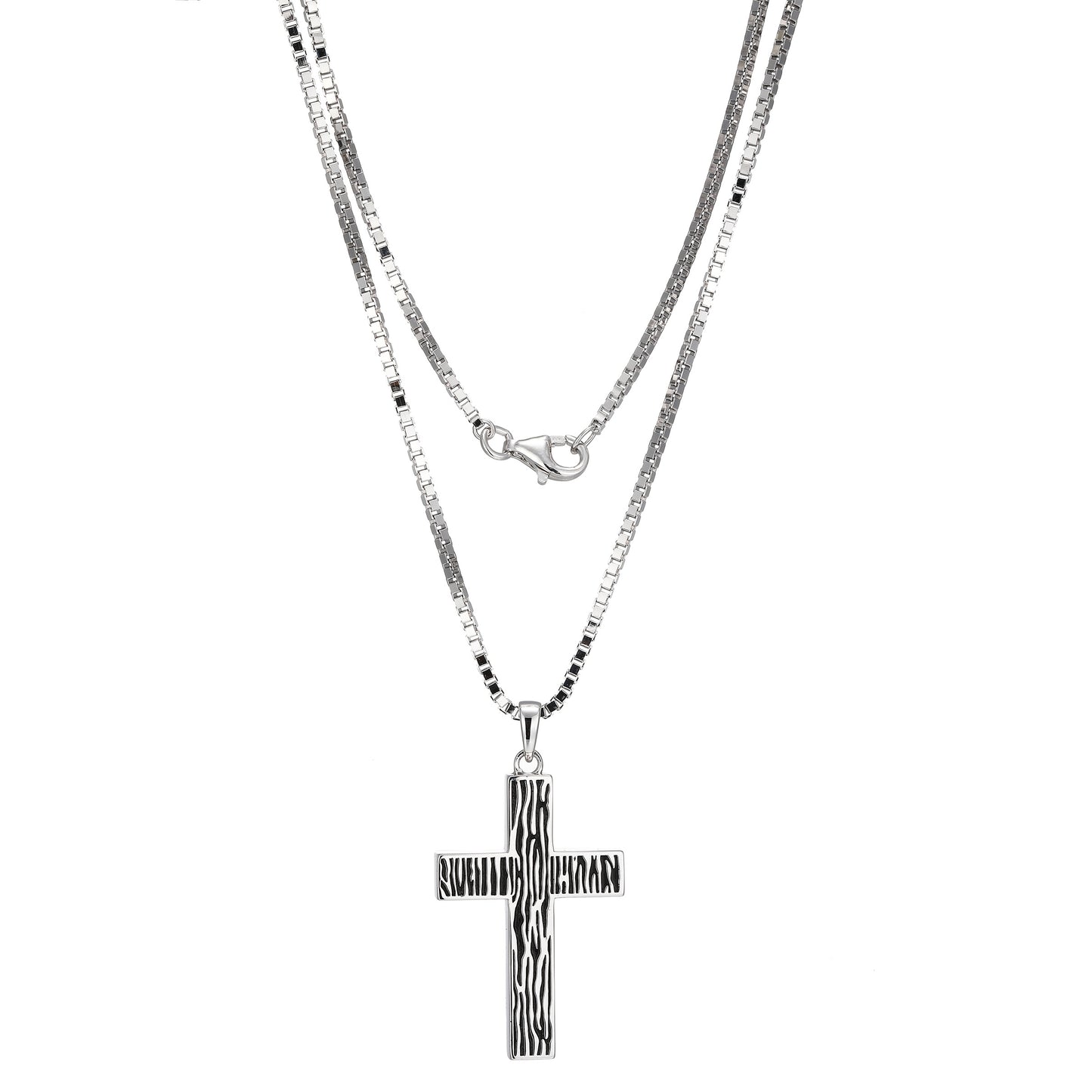 UN0115 - Timber Cross Pendant Necklace | ethos