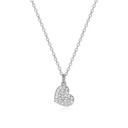 RN0219A - Mini Me Petite Open Heart Necklace | Reign