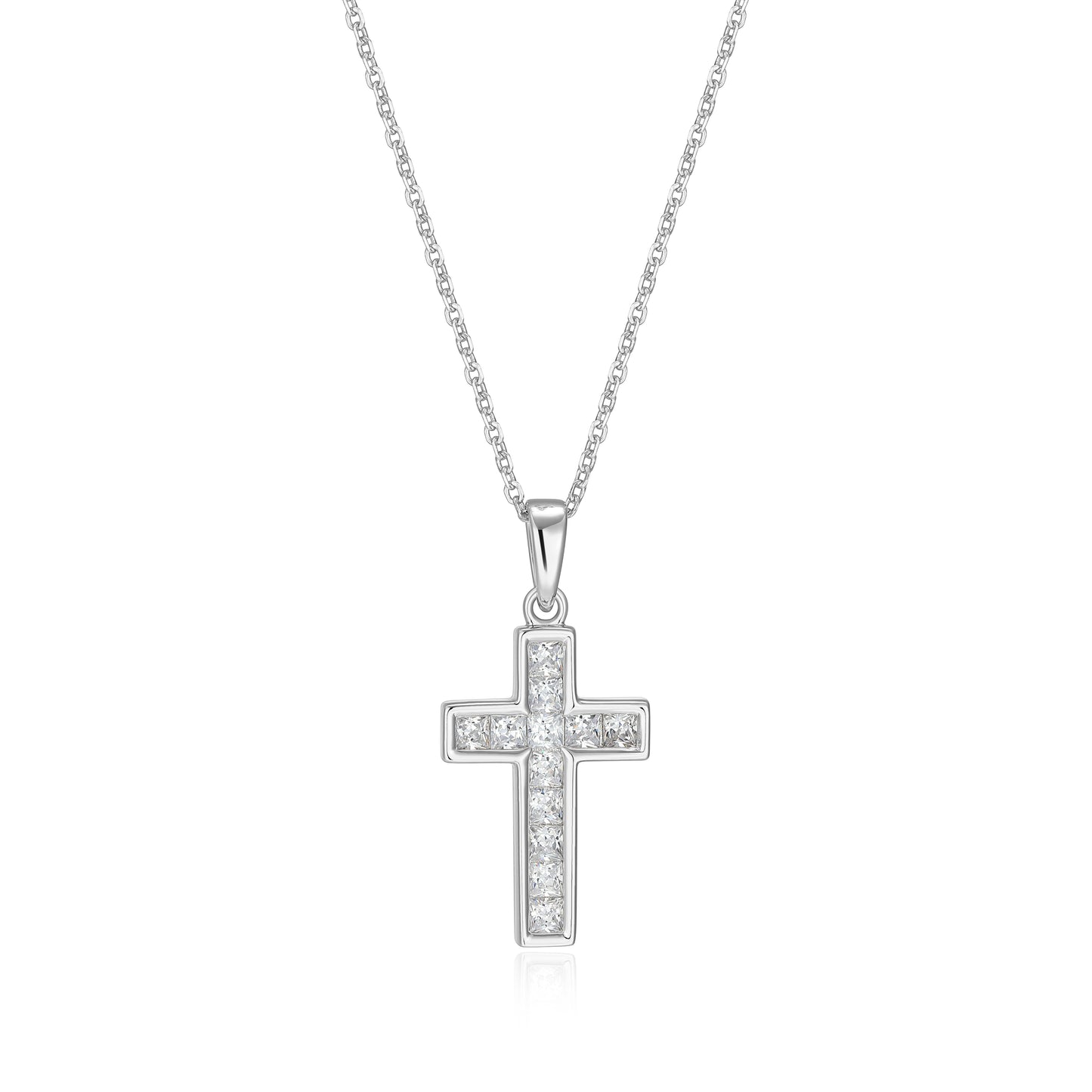 RN0226W - Classic Cross Pendant Necklace | reign