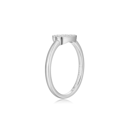 Silver Lining Cloud Ring in Rhodium-Plated Sterling Silver | M by Monte Luna