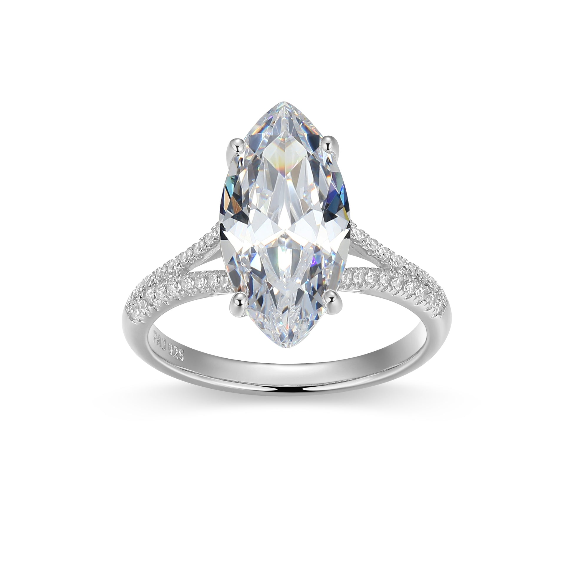 RR0216 - Solitaire Marquise-Cut CZ Ring | reign