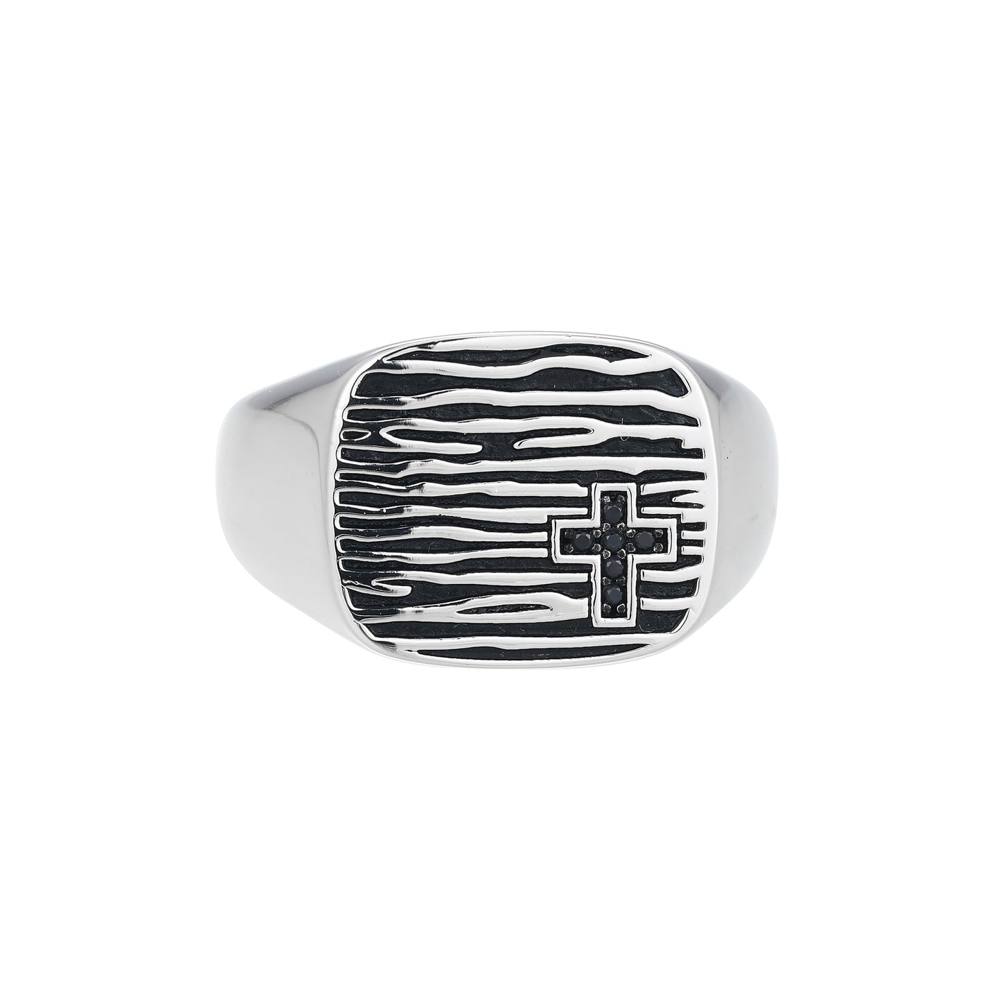UR0115 - Timber Signet Ring | ethos