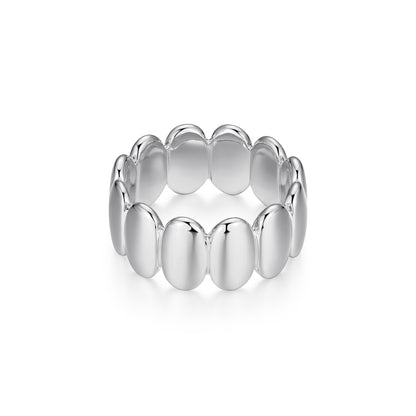 RR0191W - Domed Band Ring | reign