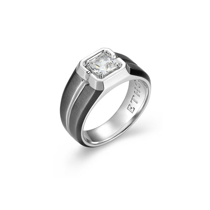 UR012310 - Lab-Created White Sapphire Statement Ring | Paris 1901