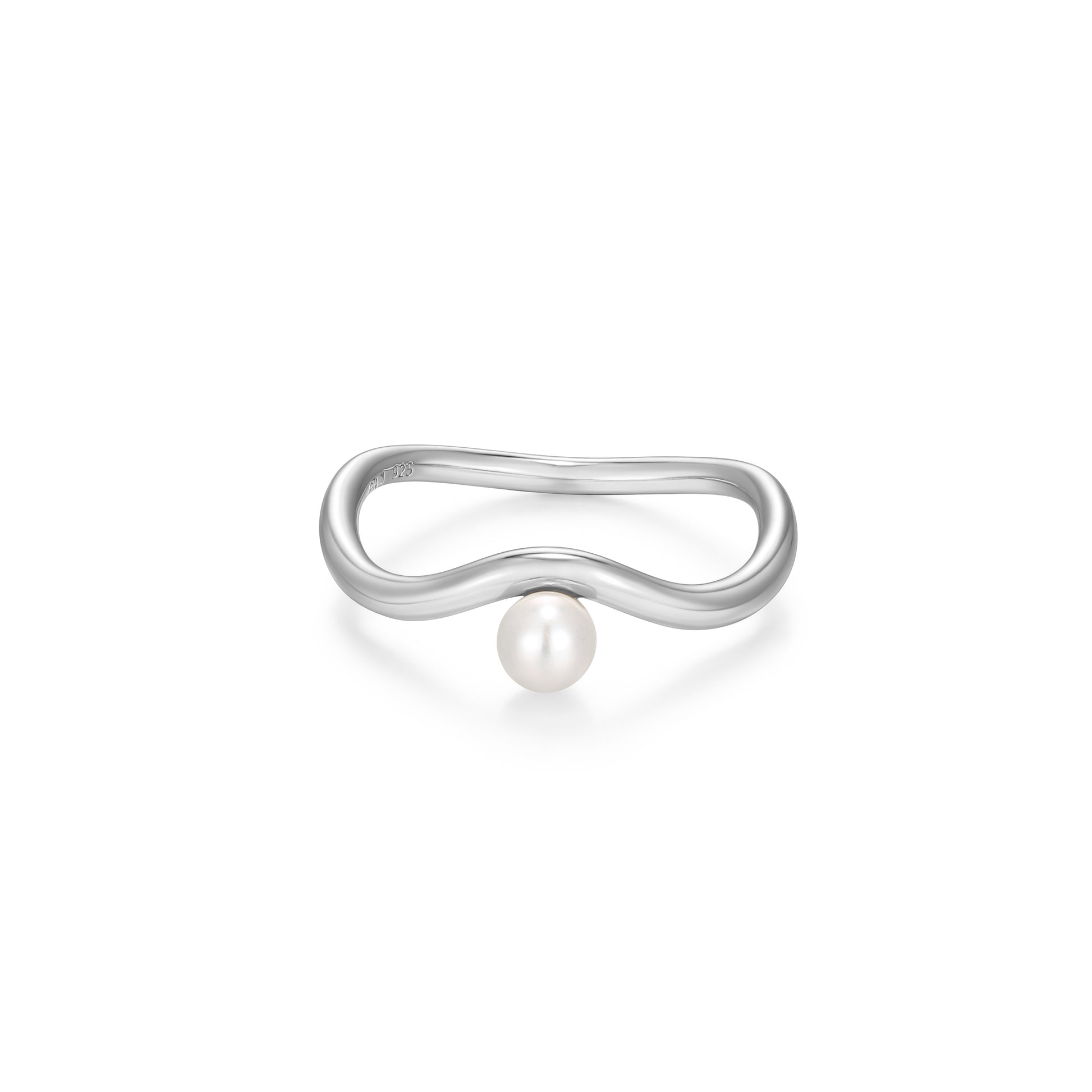 RR0254W6 - Pearl Wave Ring | reign