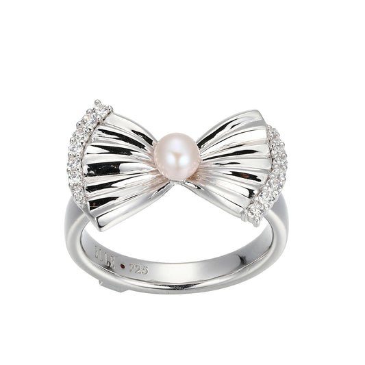 LR0260 - Butterfly Freshwater Pearl Ring | elle
