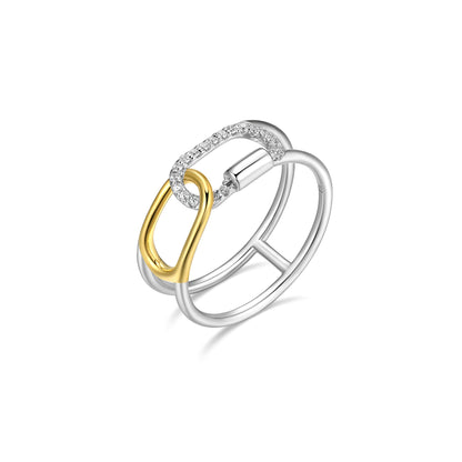 CR02276 - Promise Interlocking Link Ring | Paris 1901