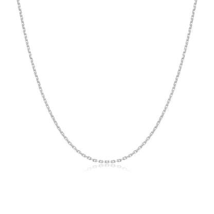 RN0251W - Diamond Cut Cable Chain Necklace | reign