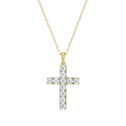 MN0150Y - Faith Cross Pendant Necklace | Monte Luna
