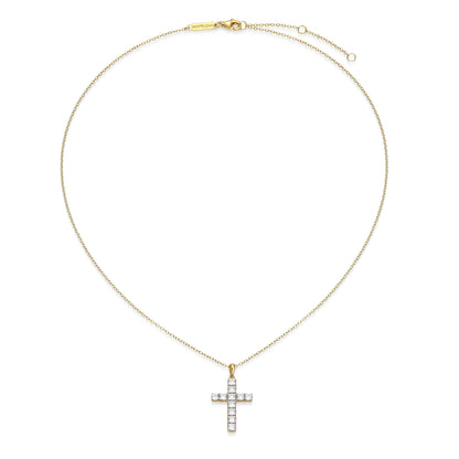 MN0150Y - Faith Cross Pendant Necklace | Monte Luna