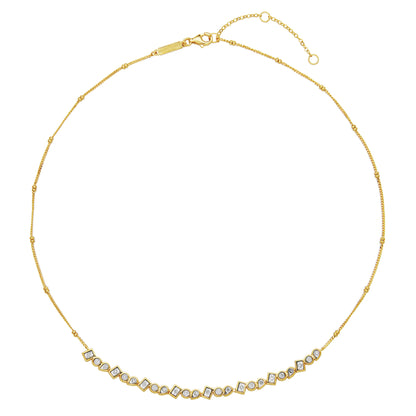 BN0257Y - Lab-Grown Diamond Abacus Bead Necklace | m by monte luna