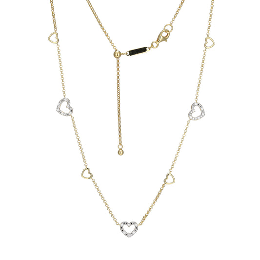 BN0274Y - AmorÃ© Station Lab-Created Diamond Bolo Necklace | m by monte luna