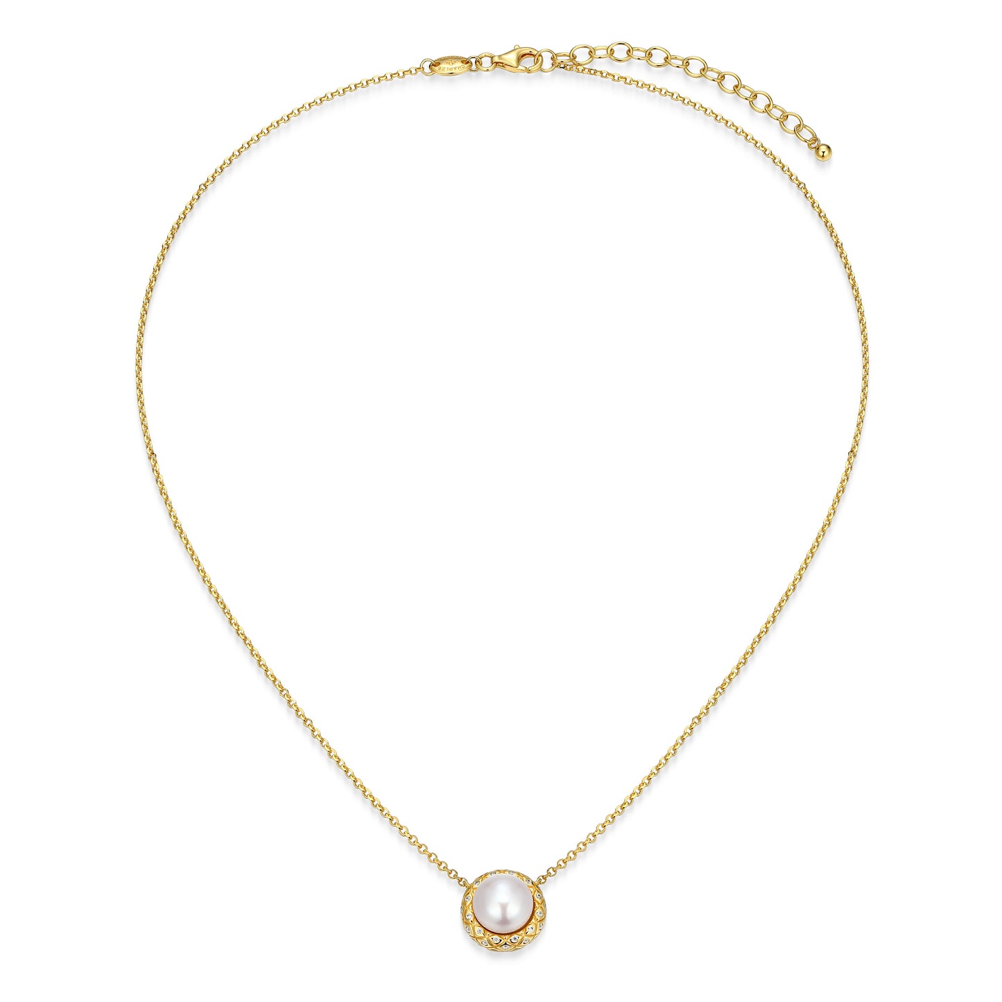 CN0216 - Quilted Freshwater Pearl Necklace | Paris 1901