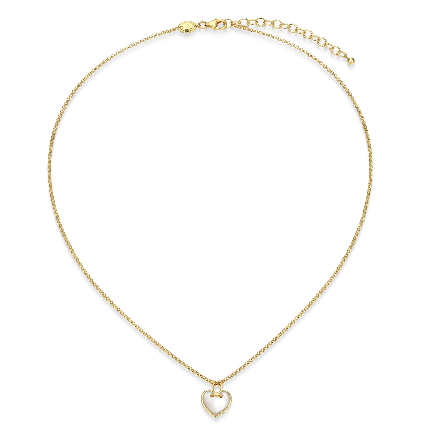 CN0226 - Amour Mother of Pearl Pendant Necklace | Paris 1901