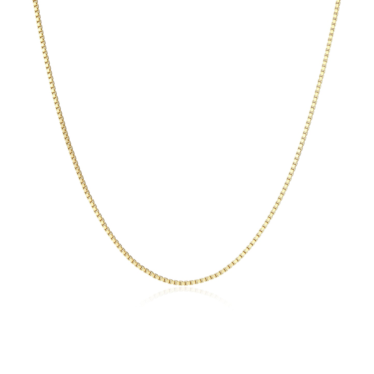 RN0246Y - Box Chain Necklace | reign
