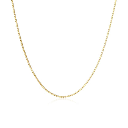 RN0246Y - Box Chain Necklace | reign