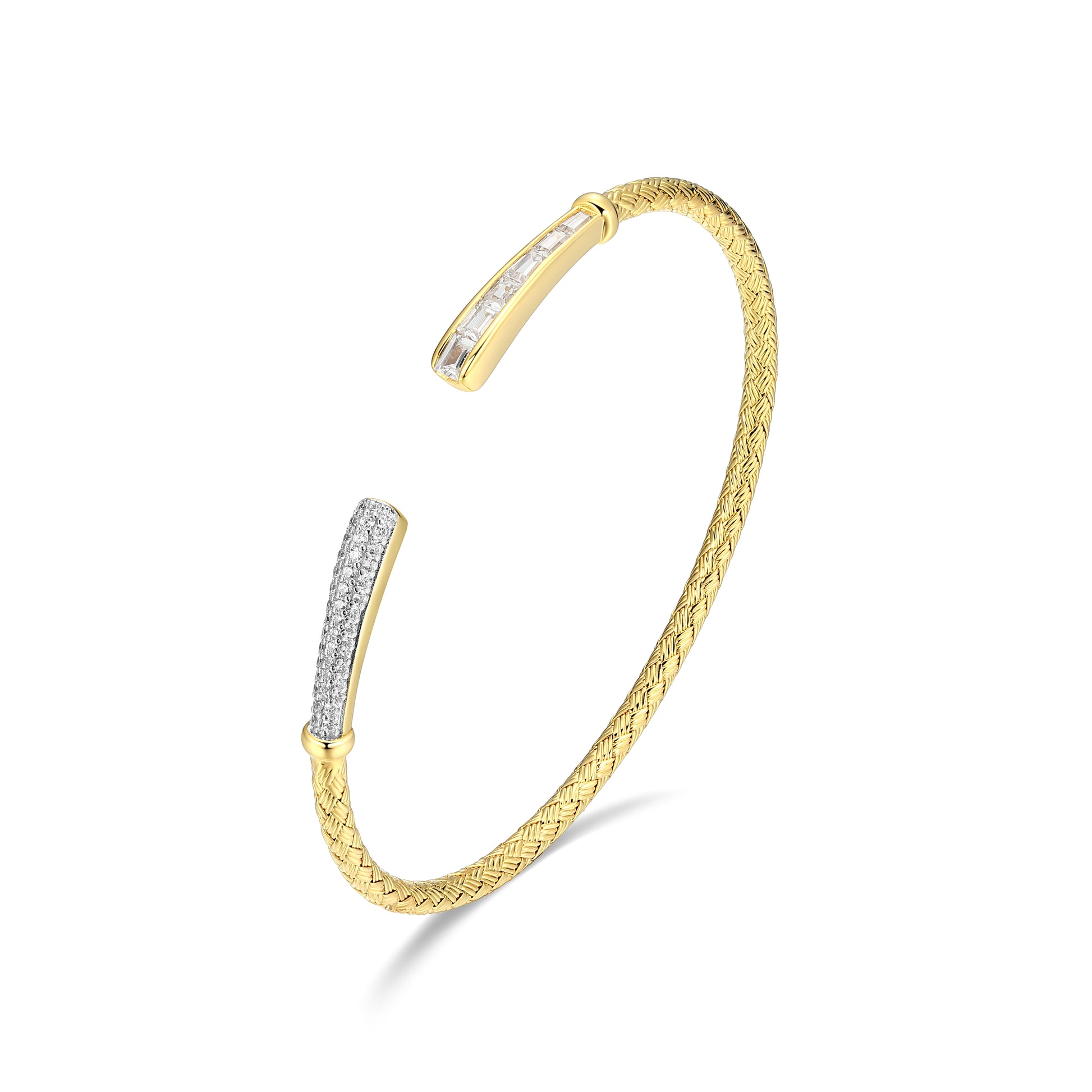 CB0224 - Baguette Open Cuff | Paris 1901
