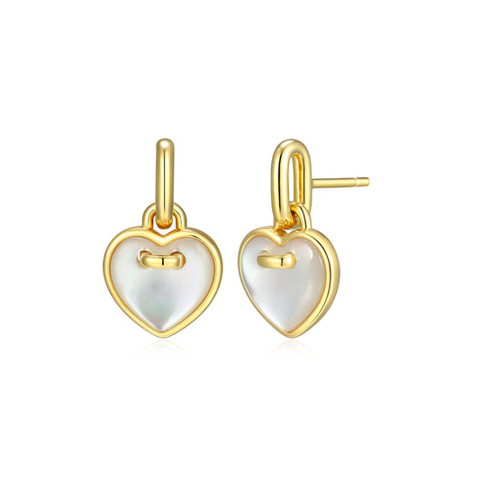 CE0226 - Amour Mother of Pearl Stud Drop Earrings | Paris 1901