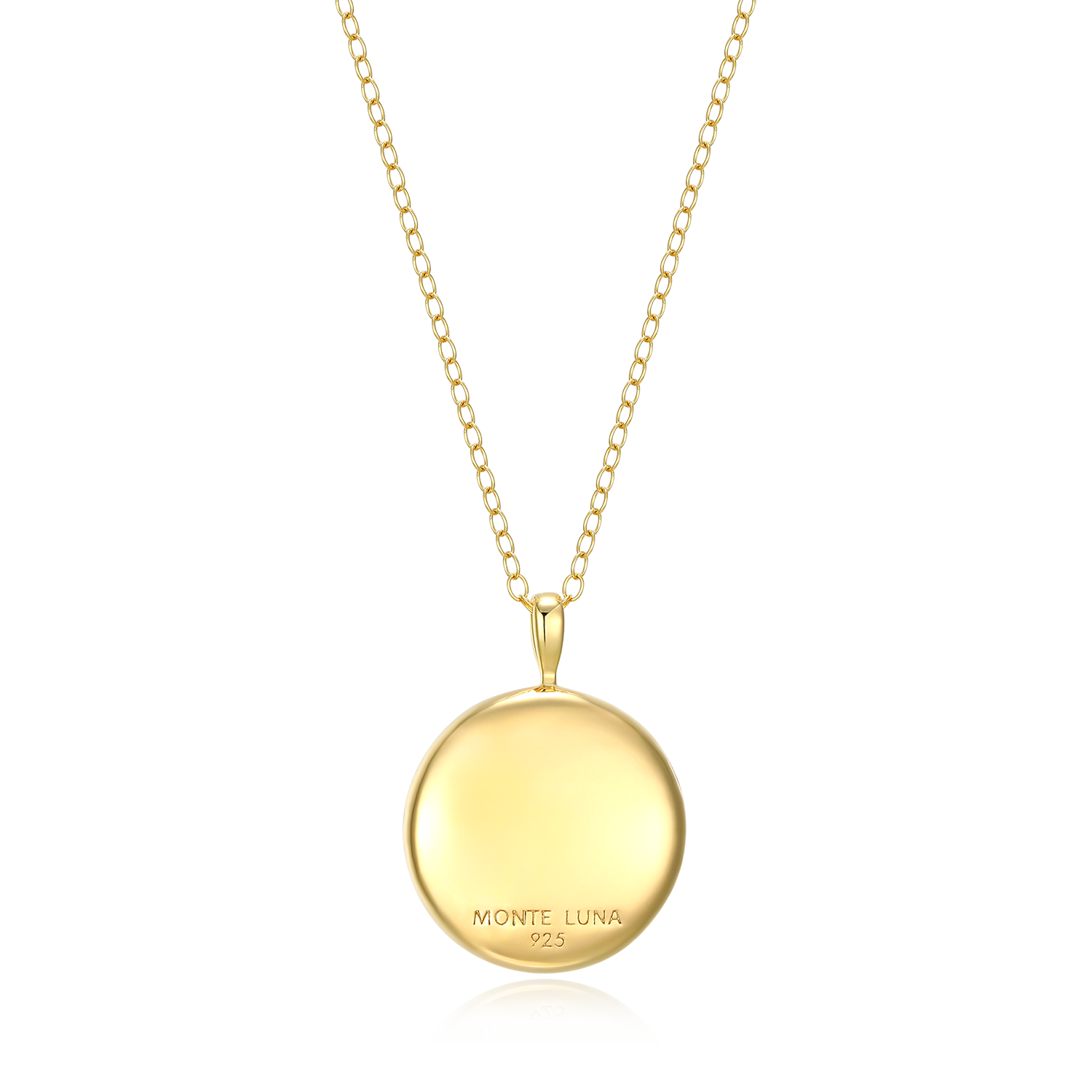 Pave Heart Locket Lab-Created Diamond Pendant Necklace in 14K Gold & Rhodium-Plated Sterling Silver | M by Monte Luna