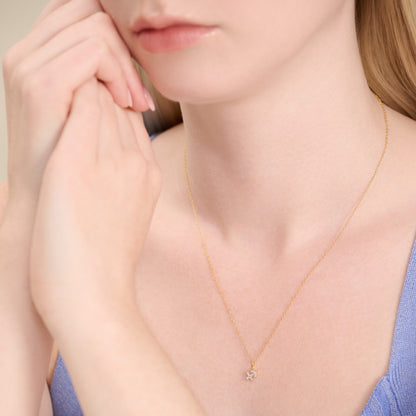 Sagittarius Constellation Pendant Necklace in 14K Yellow Gold-Plated Sterling Silver | M by Monte Luna