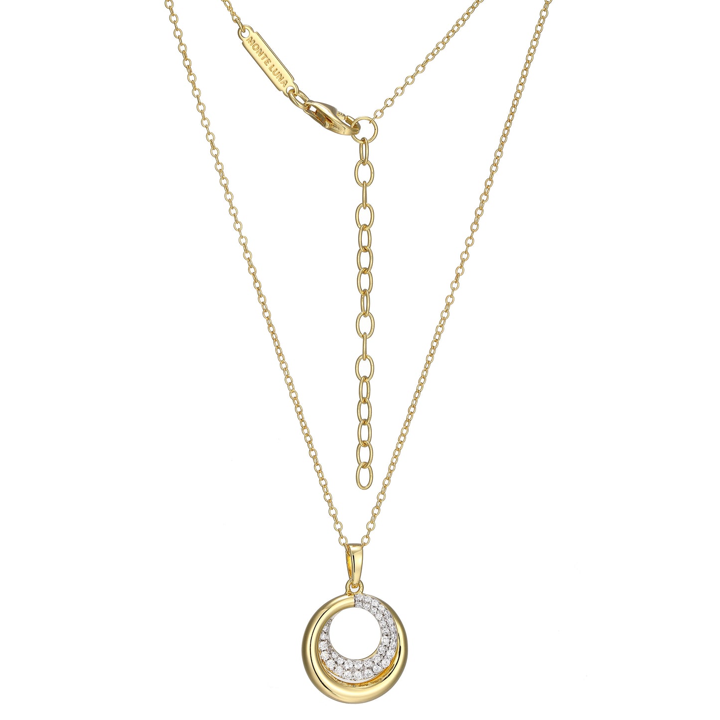 MN0107 - Adorn Lab-Created Diamond Pendant Necklace | Monte Luna