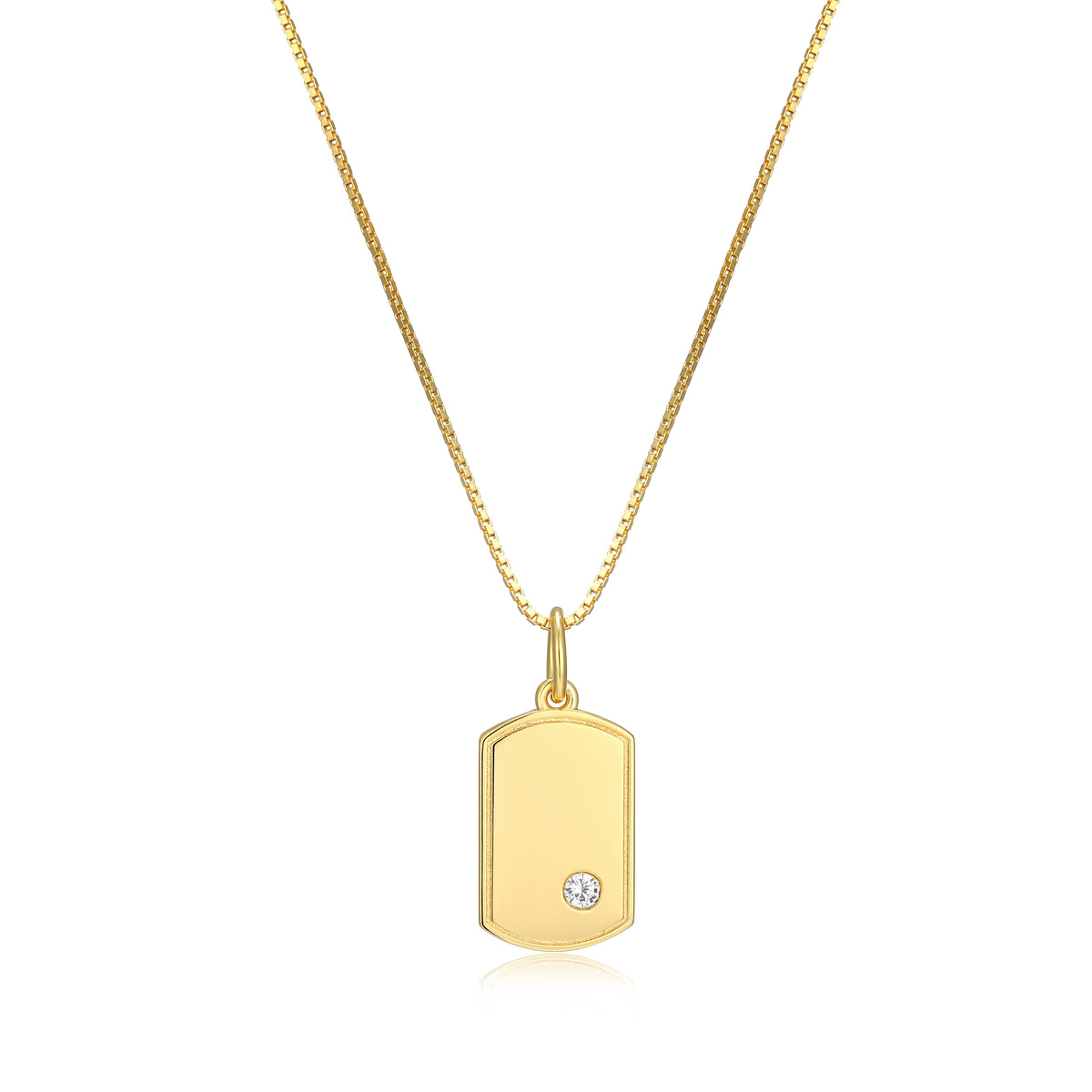 RN0221B - Mini Me Dog Tag Necklace | Reign