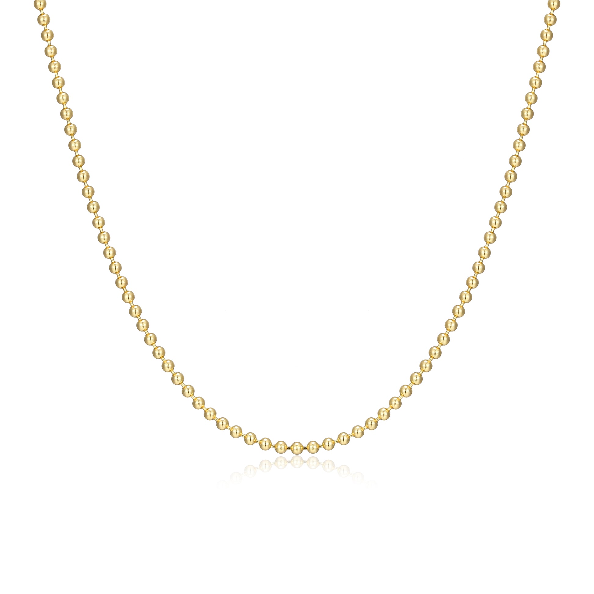 RN0250Y - Bead Chain Necklace | reign