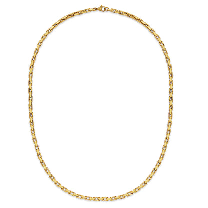 T0XJ930220 - Fluted Chain Necklace | Steelx
