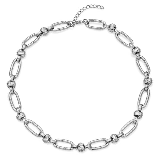 T0XK480118 - Chunky Oval Knot Link Necklace | steelx