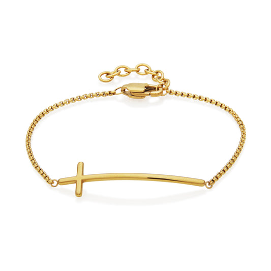 T1XJ870268 - Side Cross Bracelet | Steelx
