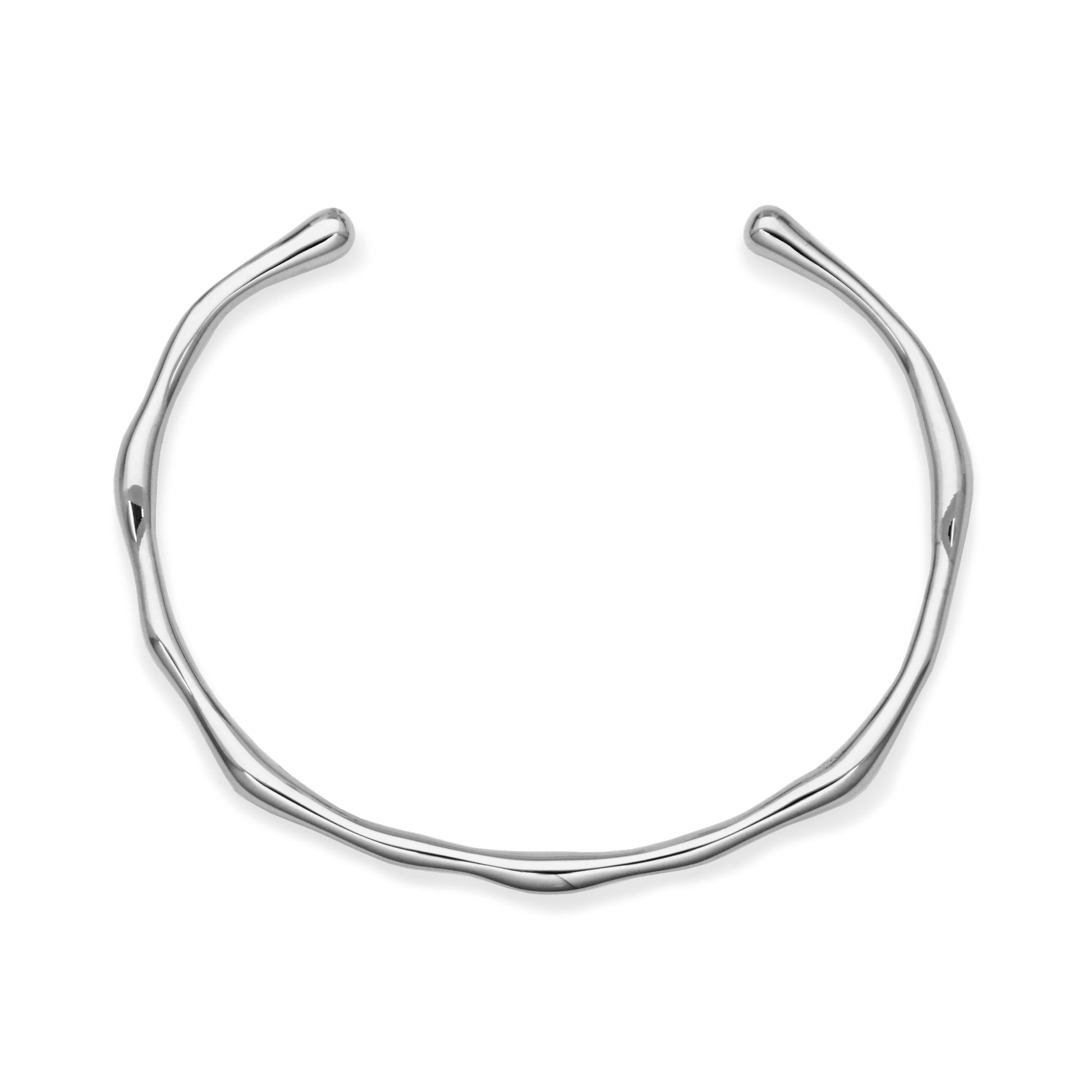 T1XJ880100 - Organic Shape Cuff Bracelet | Steelx