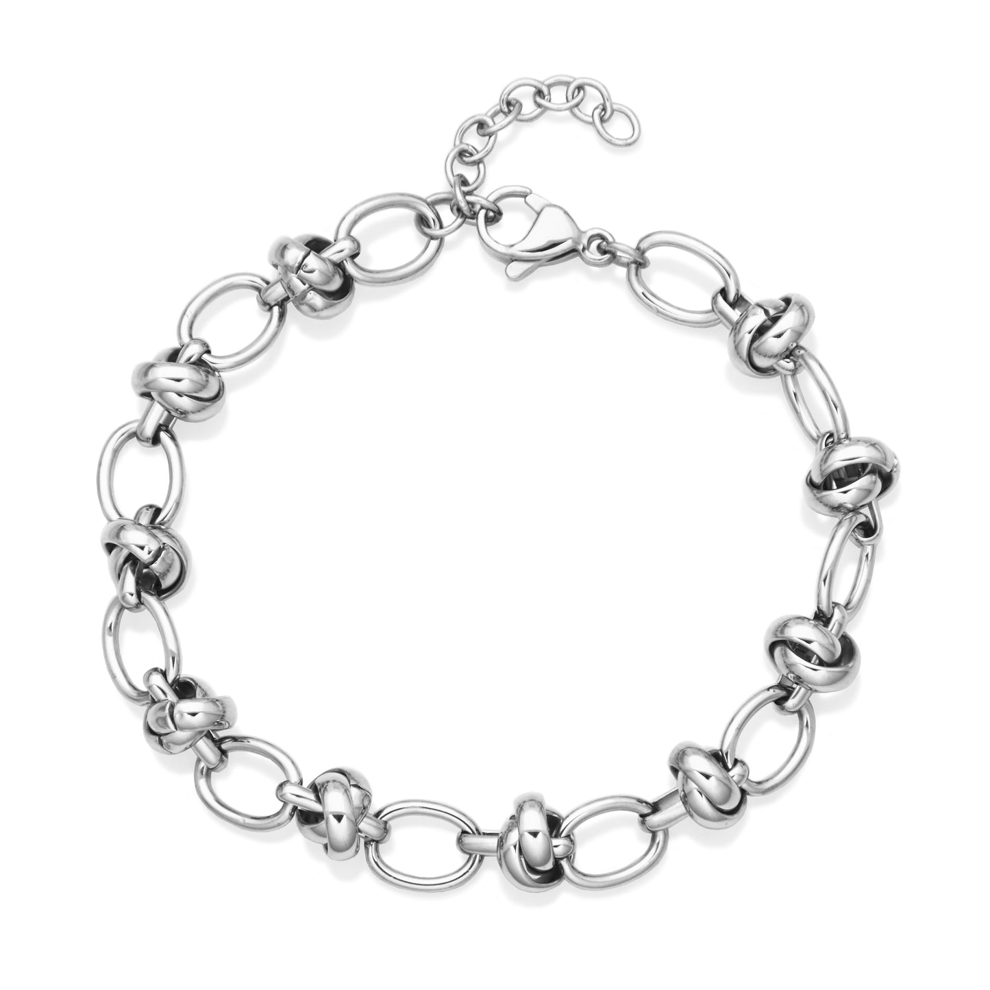 T1XJ910175 - Tie-Up Link Chain Bracelet | Steelx