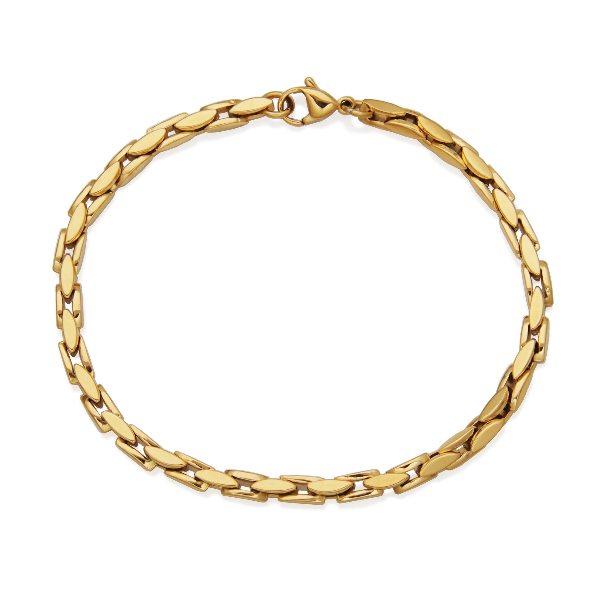 T1XJ930275 - Fluted Chain Bracelet | Steelx