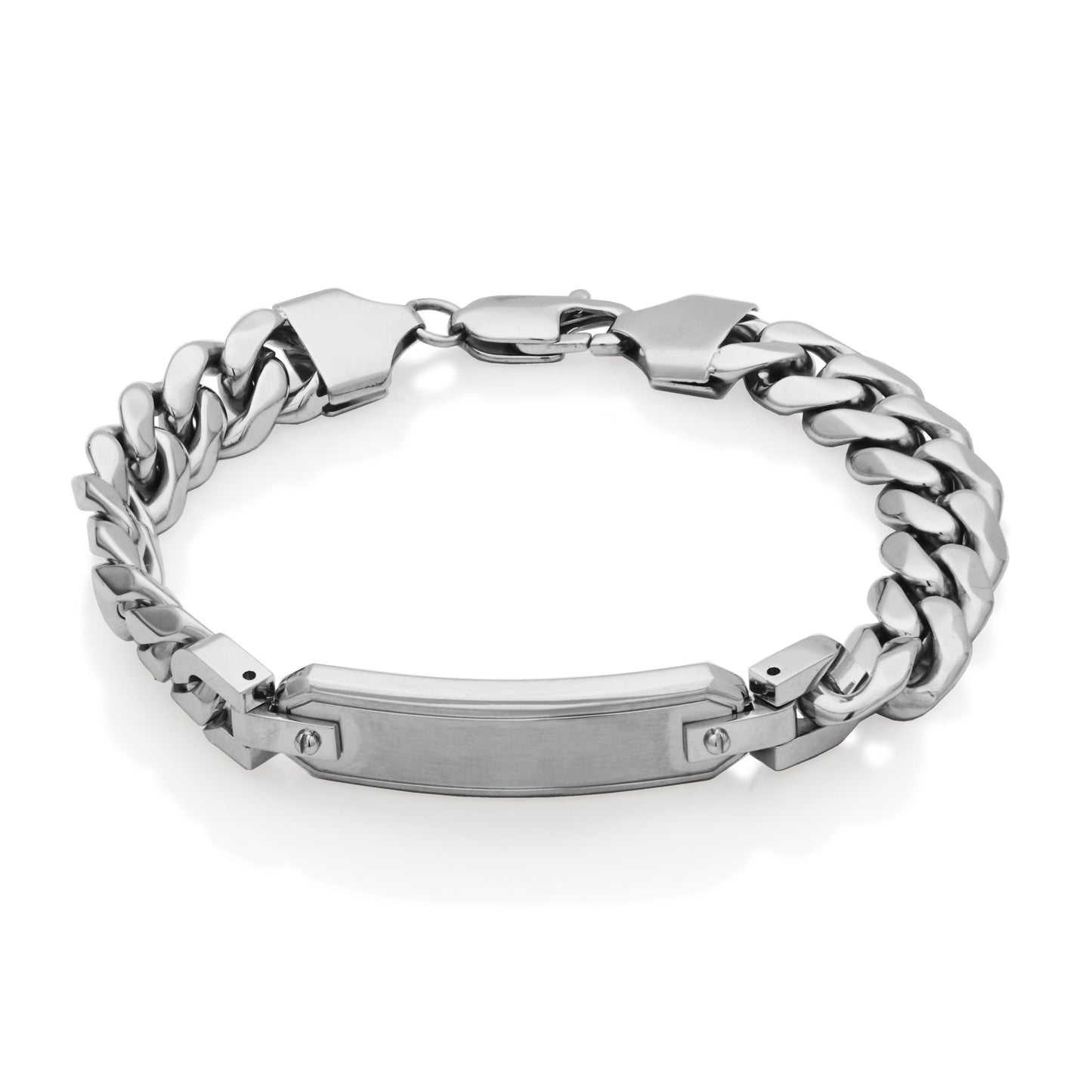 T1XK020183 - ID Curb Chain Bracelet | steelx