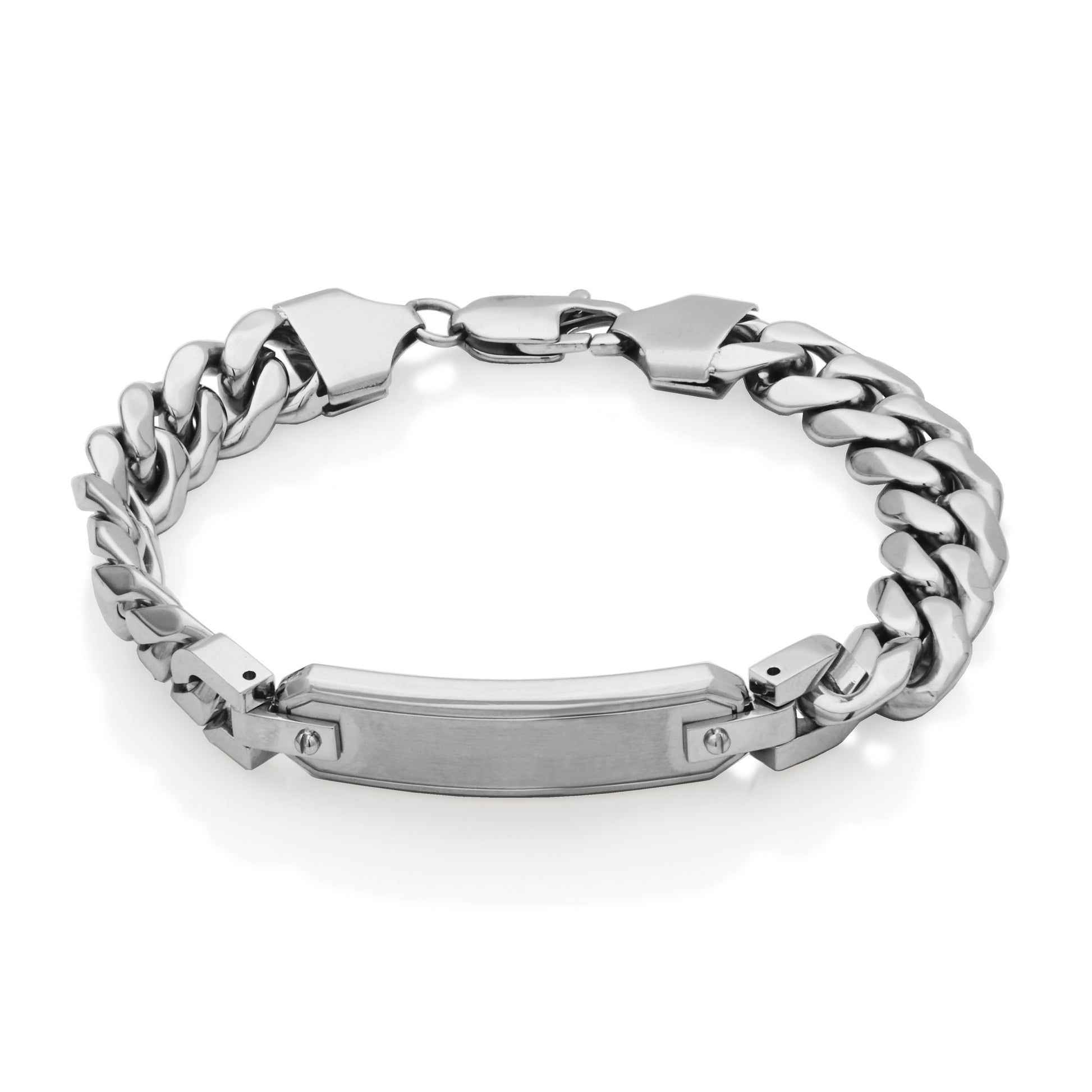 T1XK020183 - ID Curb Chain Bracelet | steelx